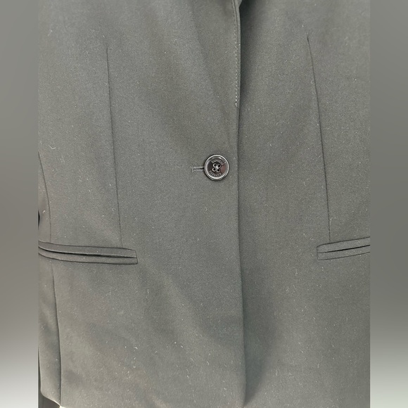 Express Editor One Button Black Business Blazer size 6 - Picture 6 of 11